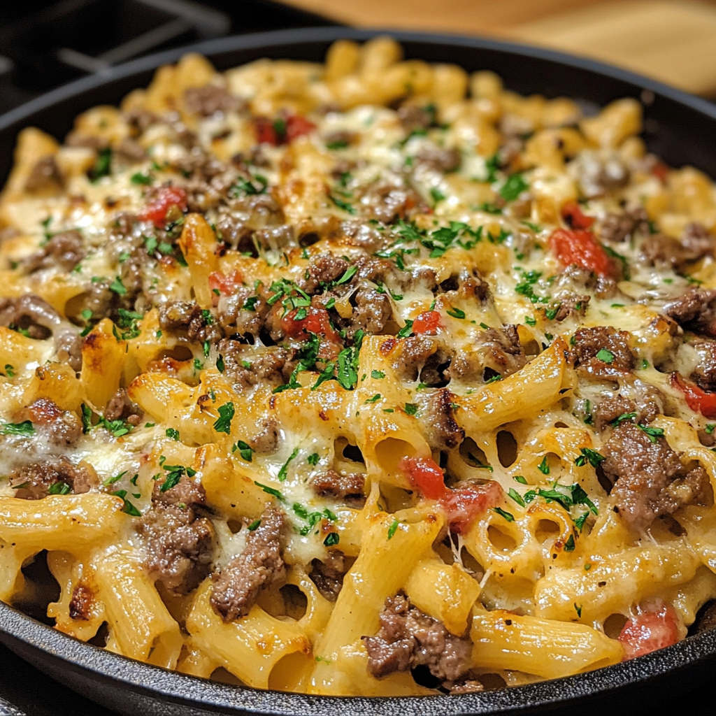 Philly Cheese Steak Pasta