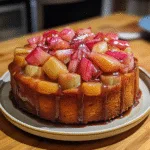 Rhubarb Cake Butter Sauce