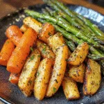 Roasted Asparagus Carrots