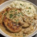 Smothered Boneless Pork Chops