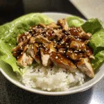 Teriyaki Turkey Lettuce Wraps