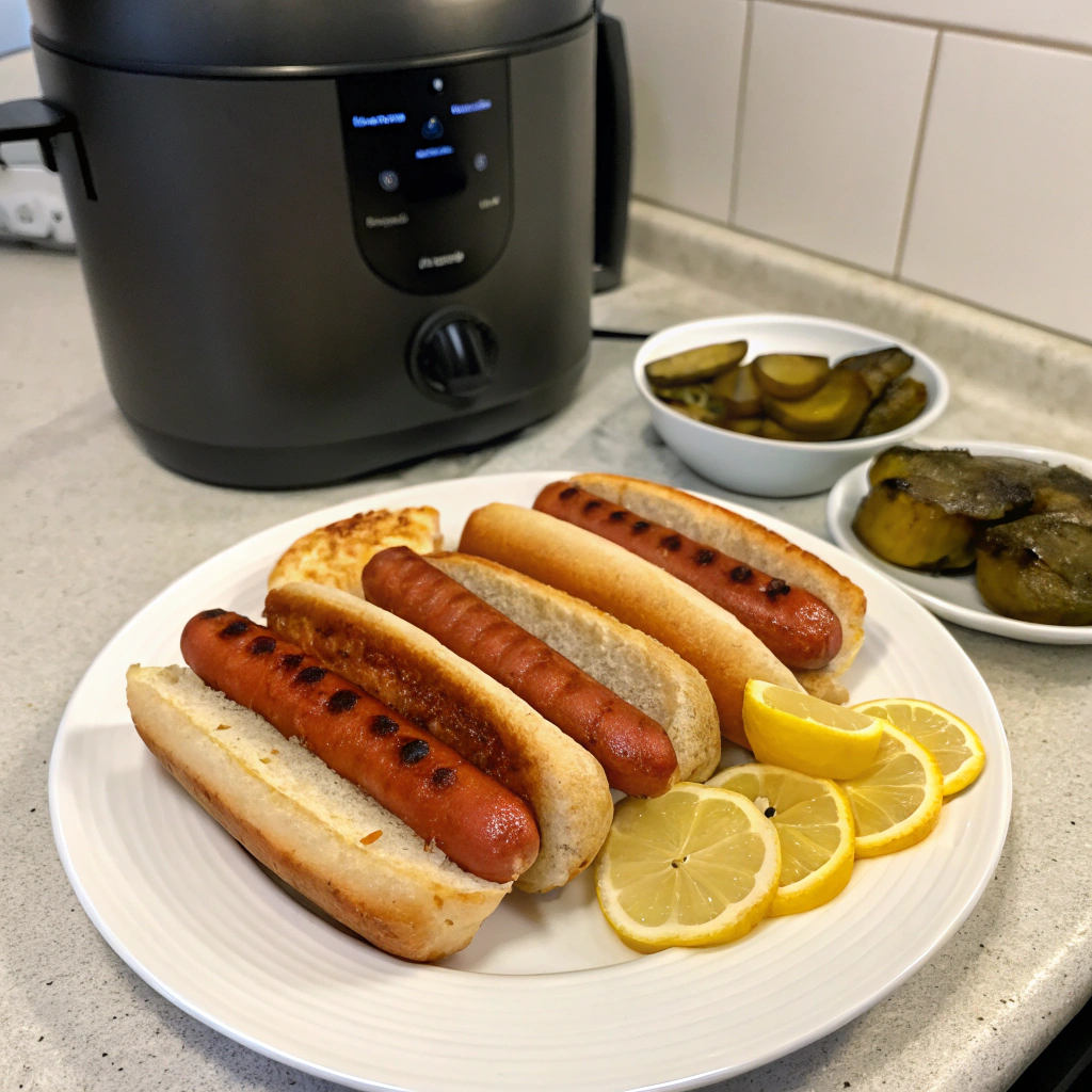 Air Fryer Hot Dogs