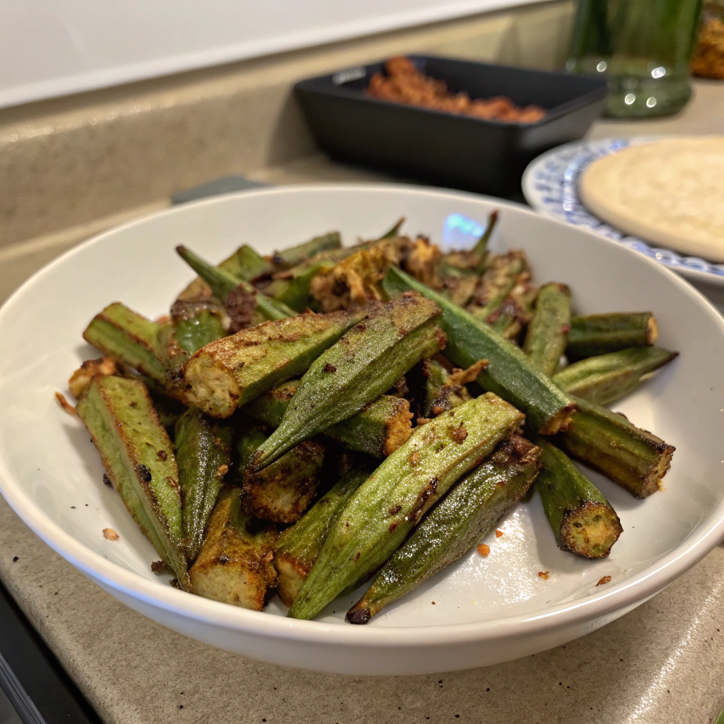 Air Fryer Okra