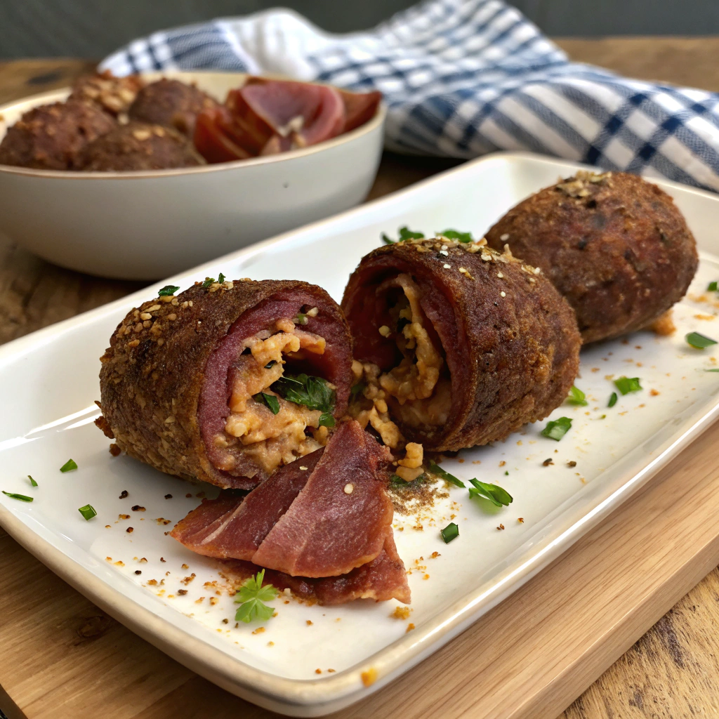 Armadillo Eggs Smoked Beef