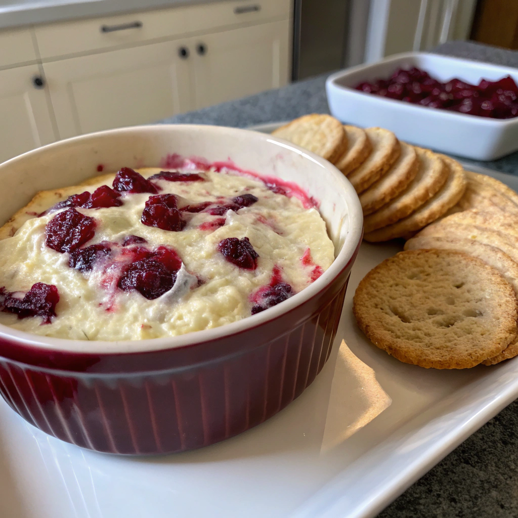 Baked Cranberry Cream Cheese Dip