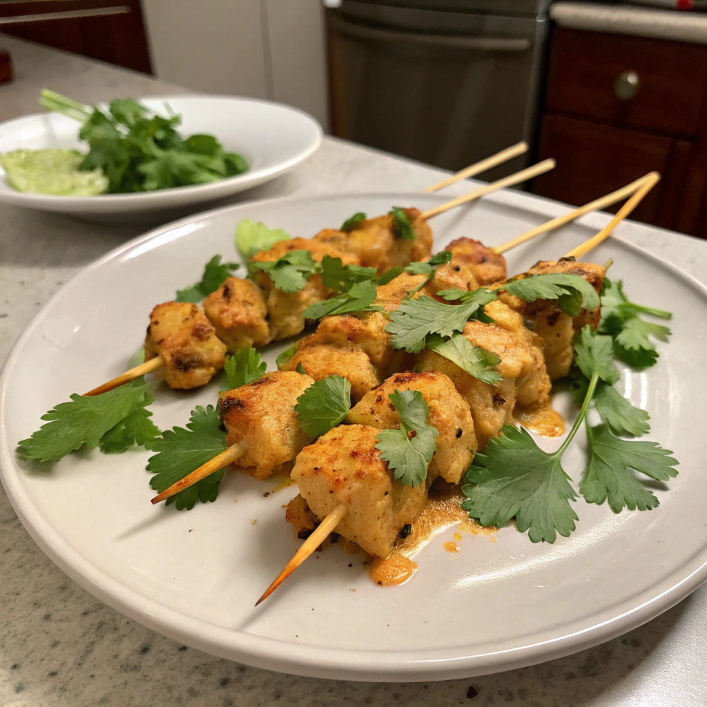 Bang Bang Chicken Skewers