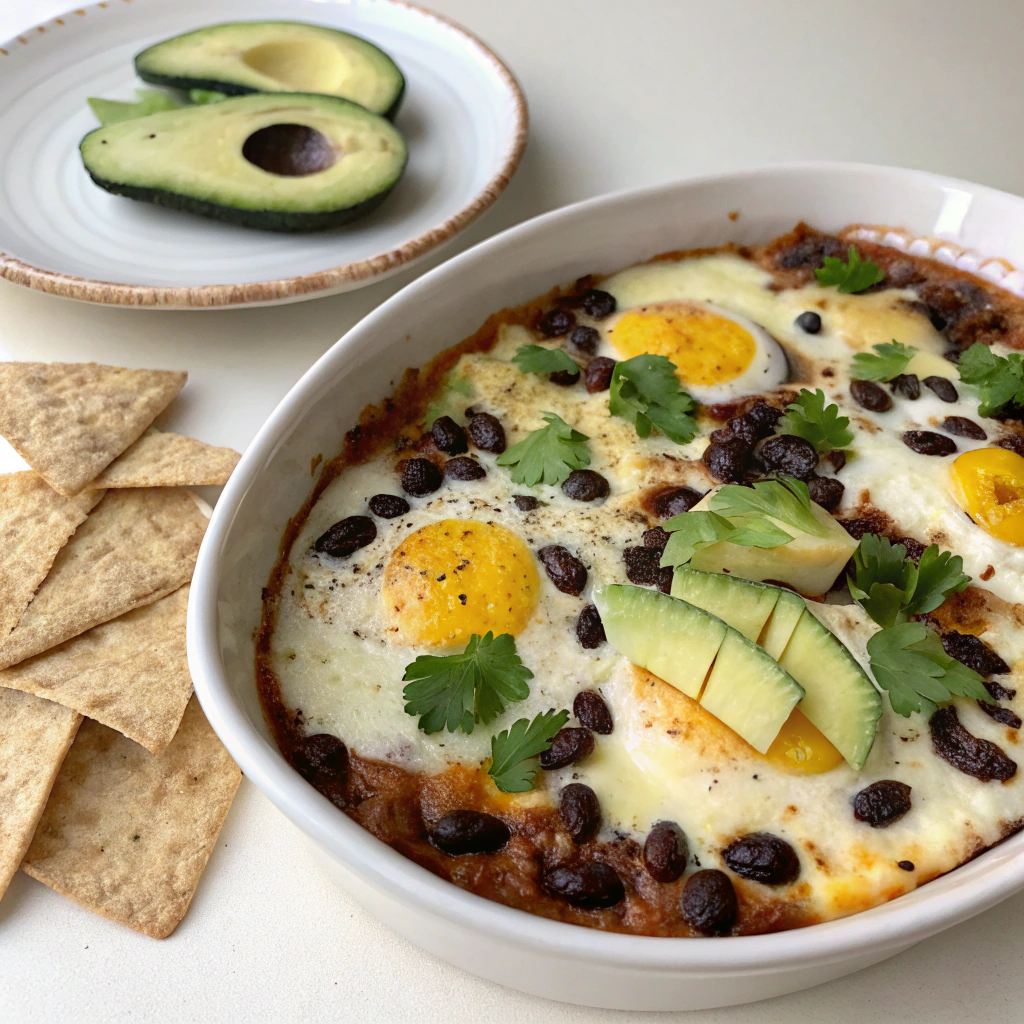 Black Bean Egg Bake