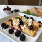 Blackberry Goat Cheese Twists