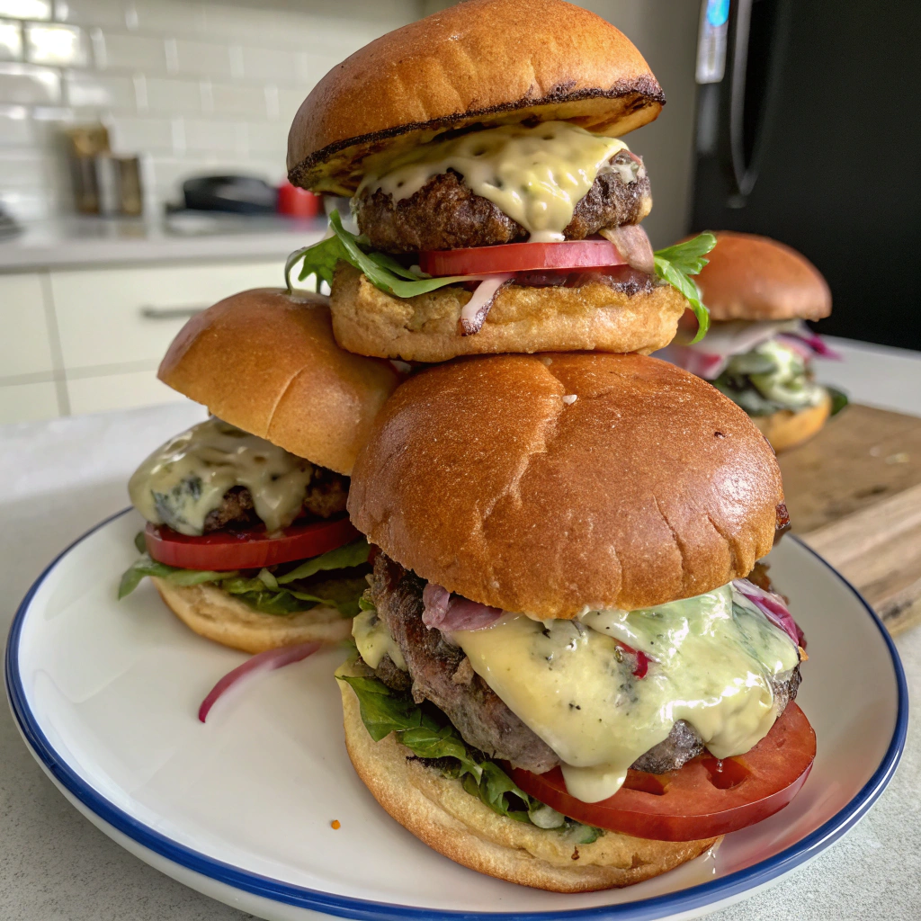 Blue Cheese Burgers