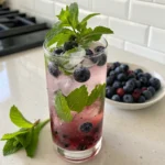 Blueberry Mojito Mocktail