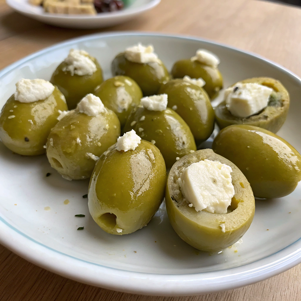 Boursin Stuffed Olives