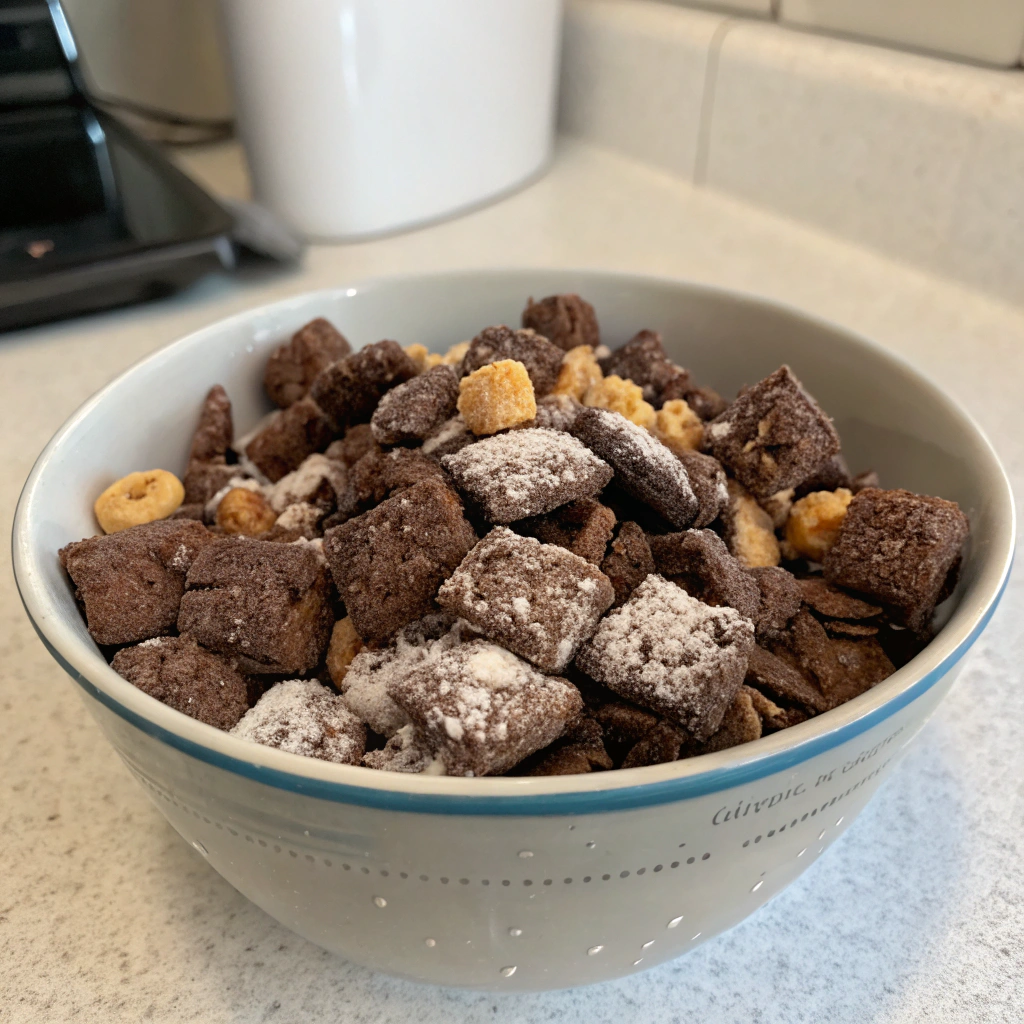 Brownie Batter Puppy Chow