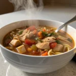 Cajun Chicken Pasta Soup