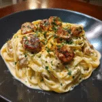 Cajun Chicken Sausage Alfredo