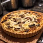 Champignon Gouda Tarte Fine