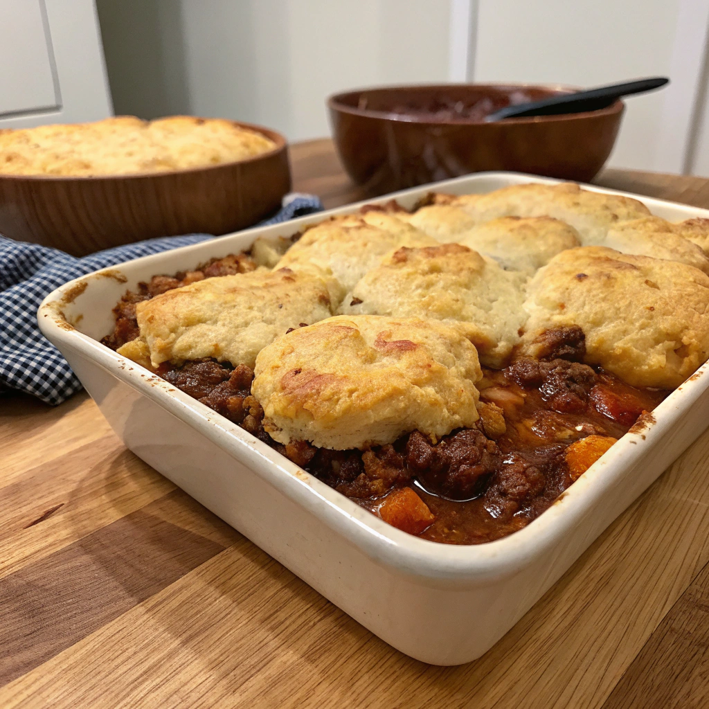 Cheddar Bay Beef Cobbler