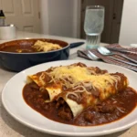 Cheese Enchiladas Chili Gravy