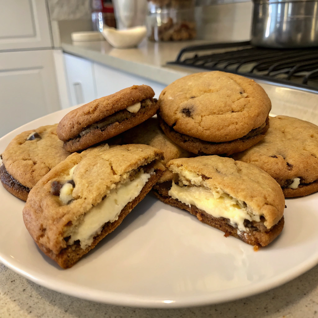 Cheesecake Stuffed Cookies