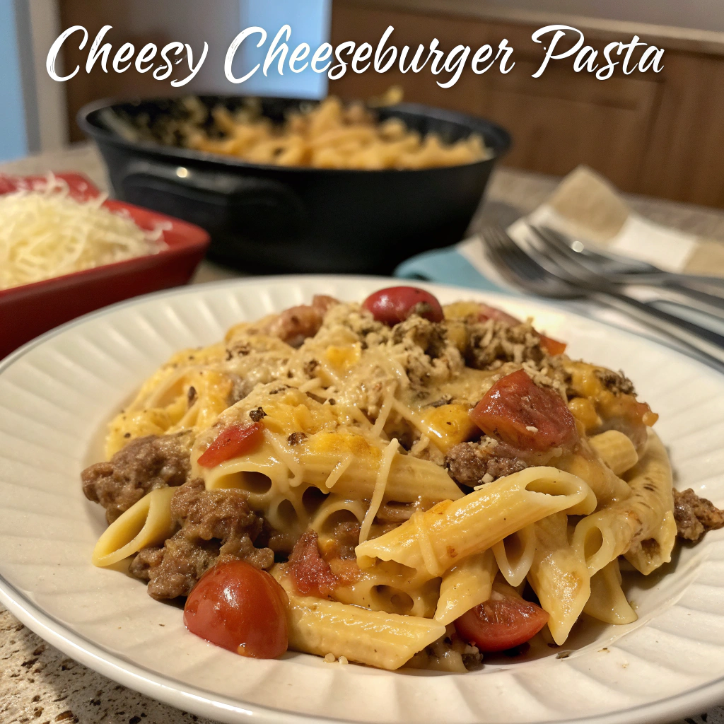 Cheesy Cheeseburger Pasta