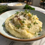 Cheesy Garlic Herb Mashed Potatoes
