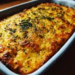 Cheesy Herb Potato Bake