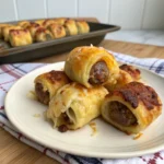 Cheesy Kilted Sausage Bites