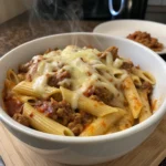 Cheesy Penne Ground Beef