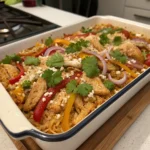 Chicken Fajita Rice Casserole