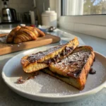 Chocolate Croissant French Toast