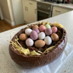 Chocolate Easter Egg Nest