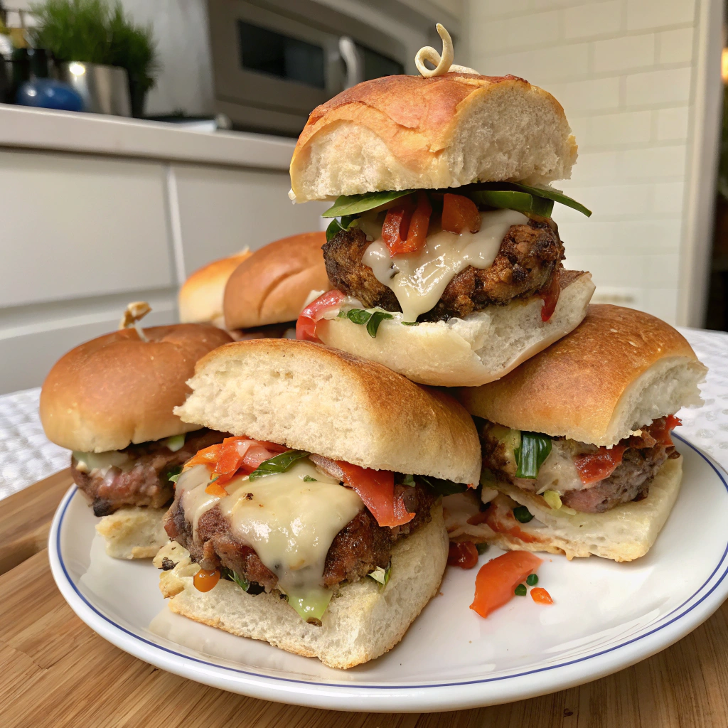 Chopped Italian Sliders