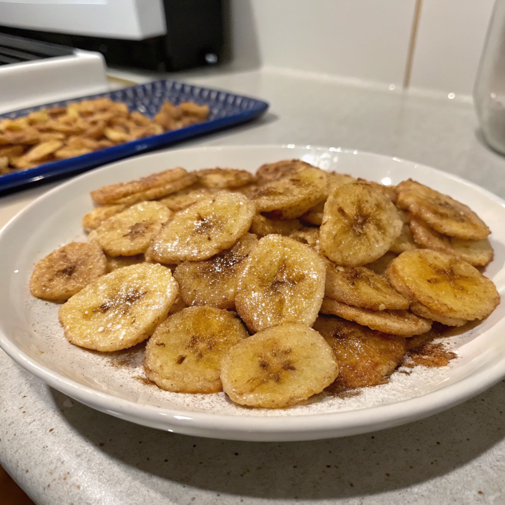 Cinnamon Sugar Banana Chips