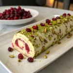 Cranberry Pistachio Cheese Log
