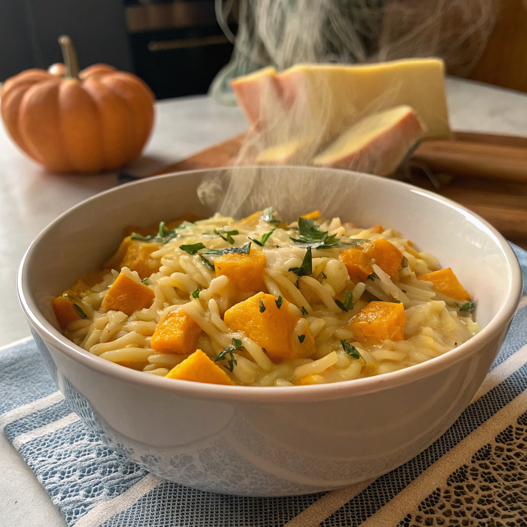 Creamy Orzo Butternut Squash