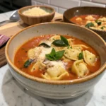 Creamy Tomato Tortellini Soup