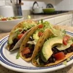Crispy Black Bean Tacos