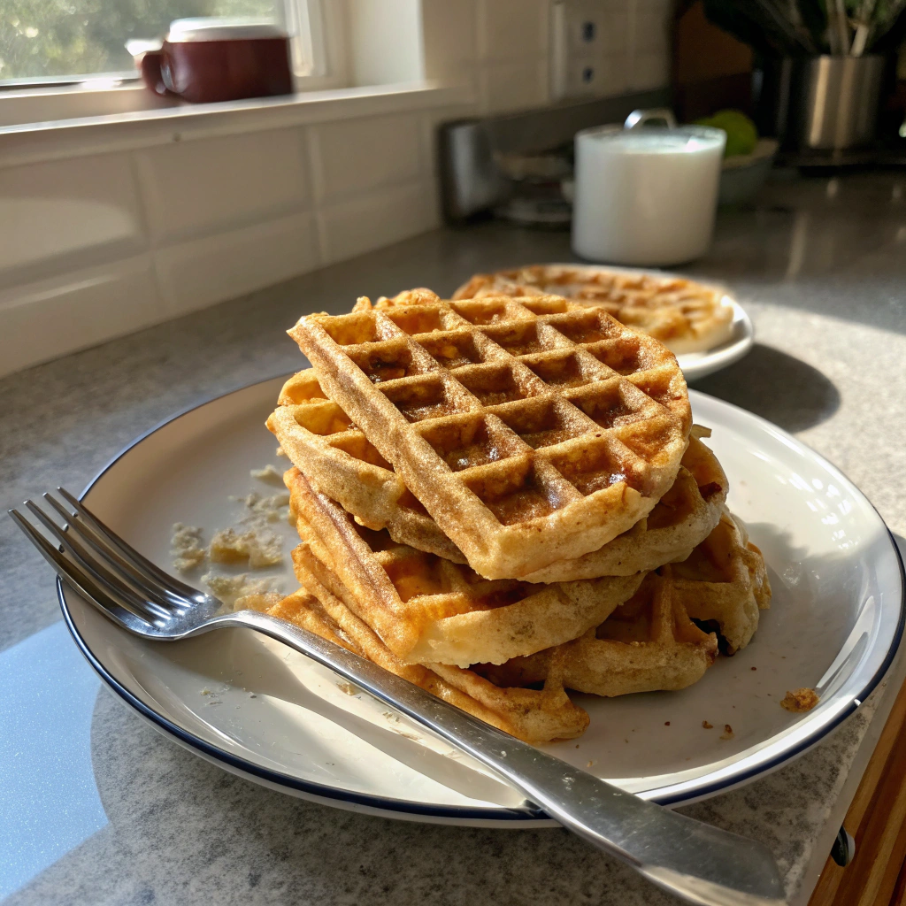 Crispy High Protein Waffles