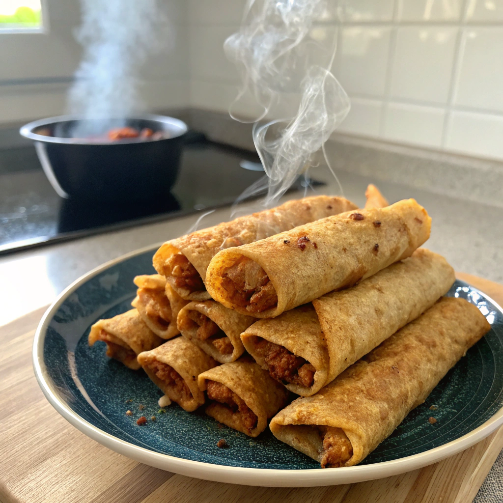 Crispy Vegan Taquitos