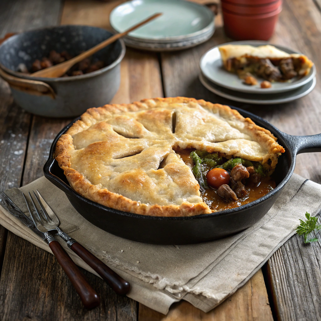 Deer Beer Pot Pie