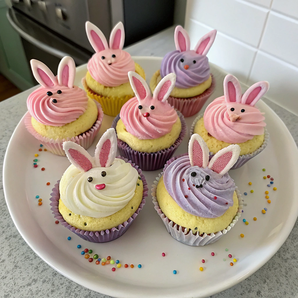 Easter Bunny Cupcakes