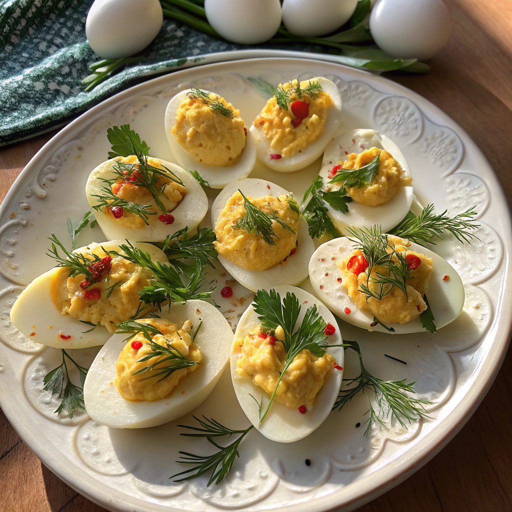 Easter Deviled Eggs