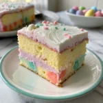 Easter Pastel Poke Cake