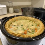Easy Slow Cooker Chicken Pot Pie