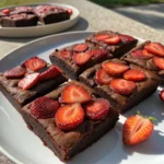 Easy Strawberry Brownies