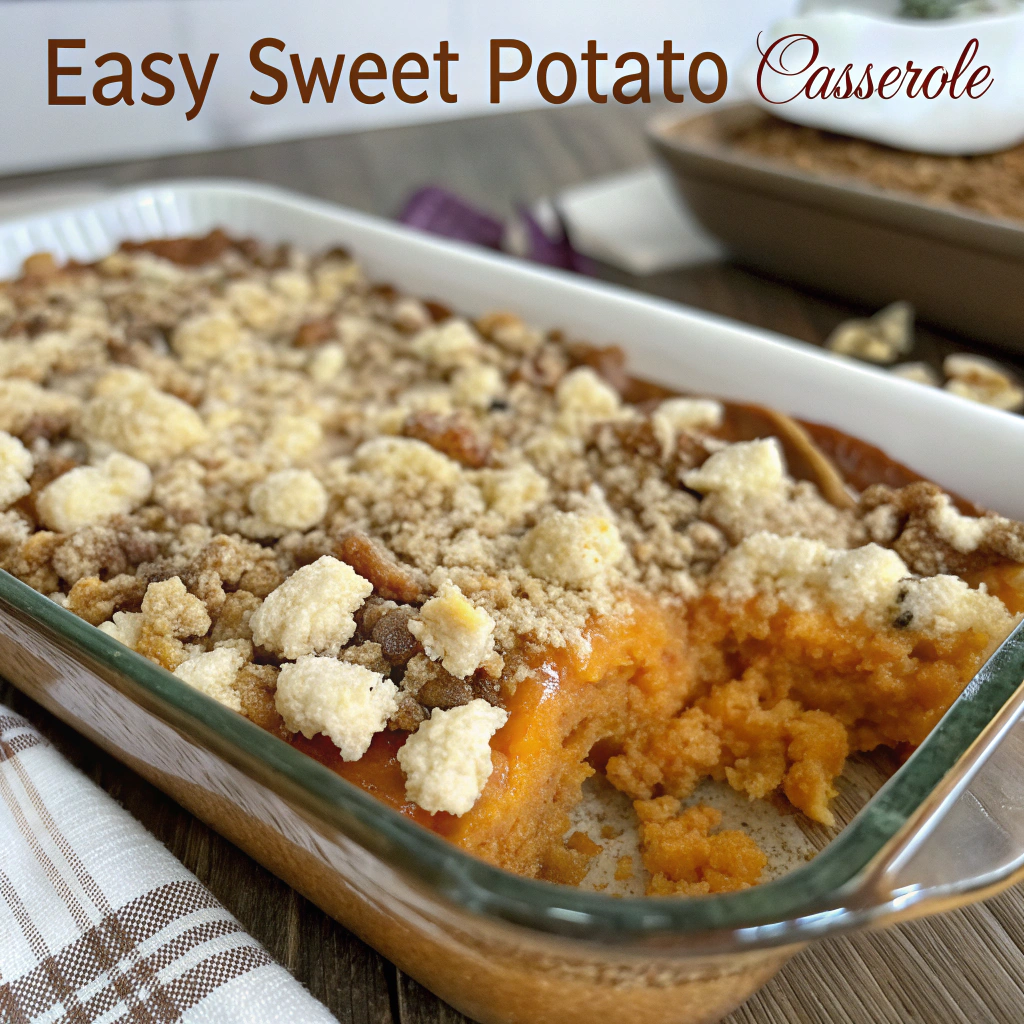 Easy Sweet Potato Casserole