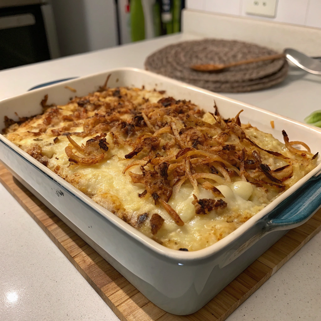 French Onion Hashbrown Casserole