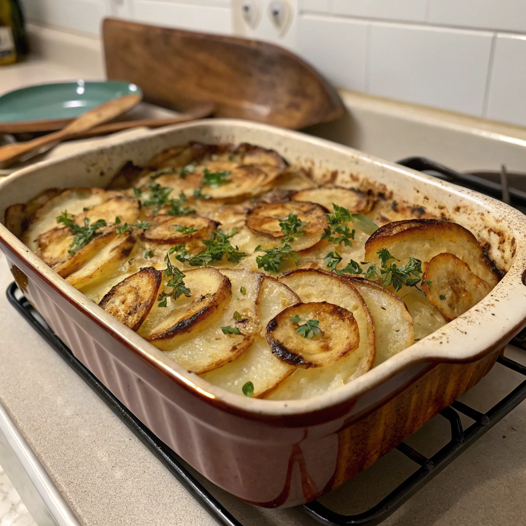 French Onion Potato Bake