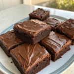 Frosted Fudgy Brownies