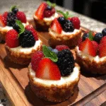 Fruit Cheesecake Cookie Cups