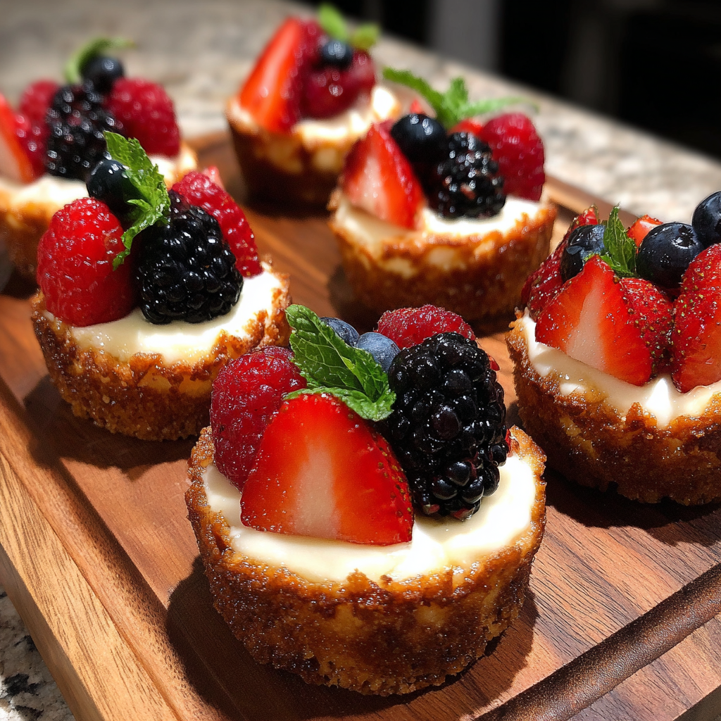 Fruit Cheesecake Cookie Cups